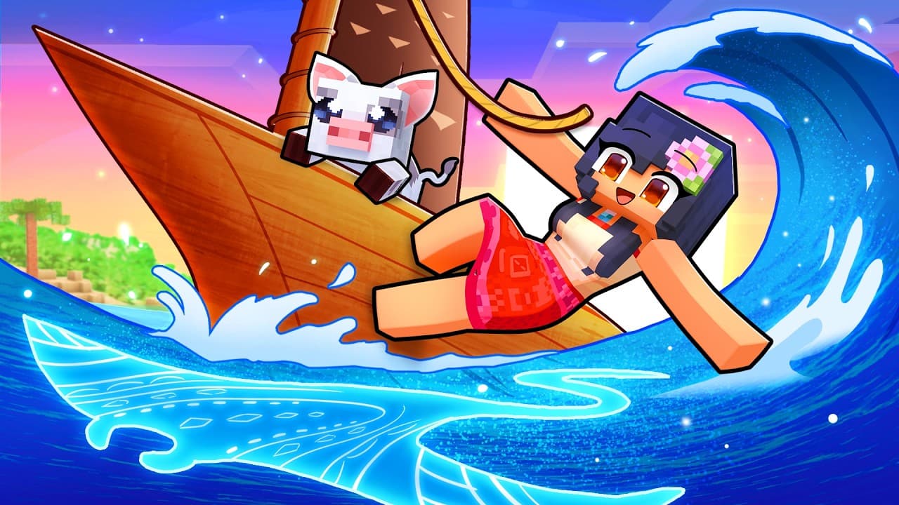 Reborn as MOANA in Minecraft!