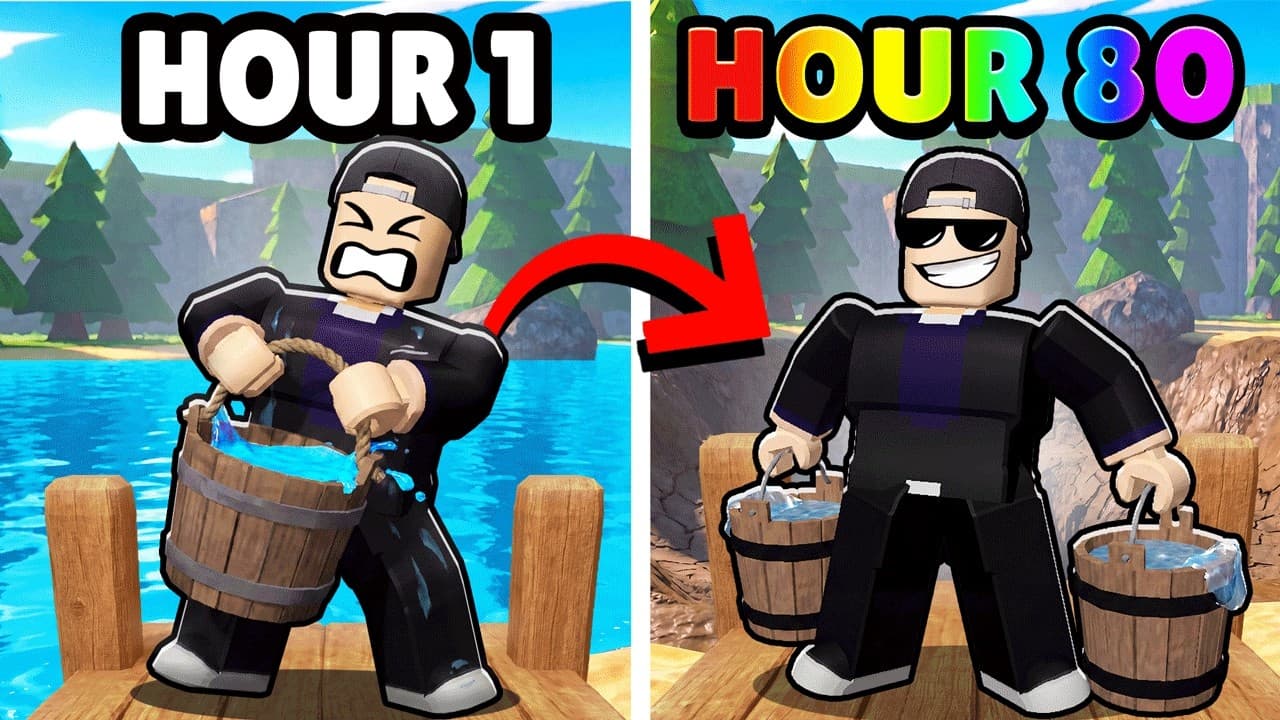 DRAIN THE LAKE in Roblox...