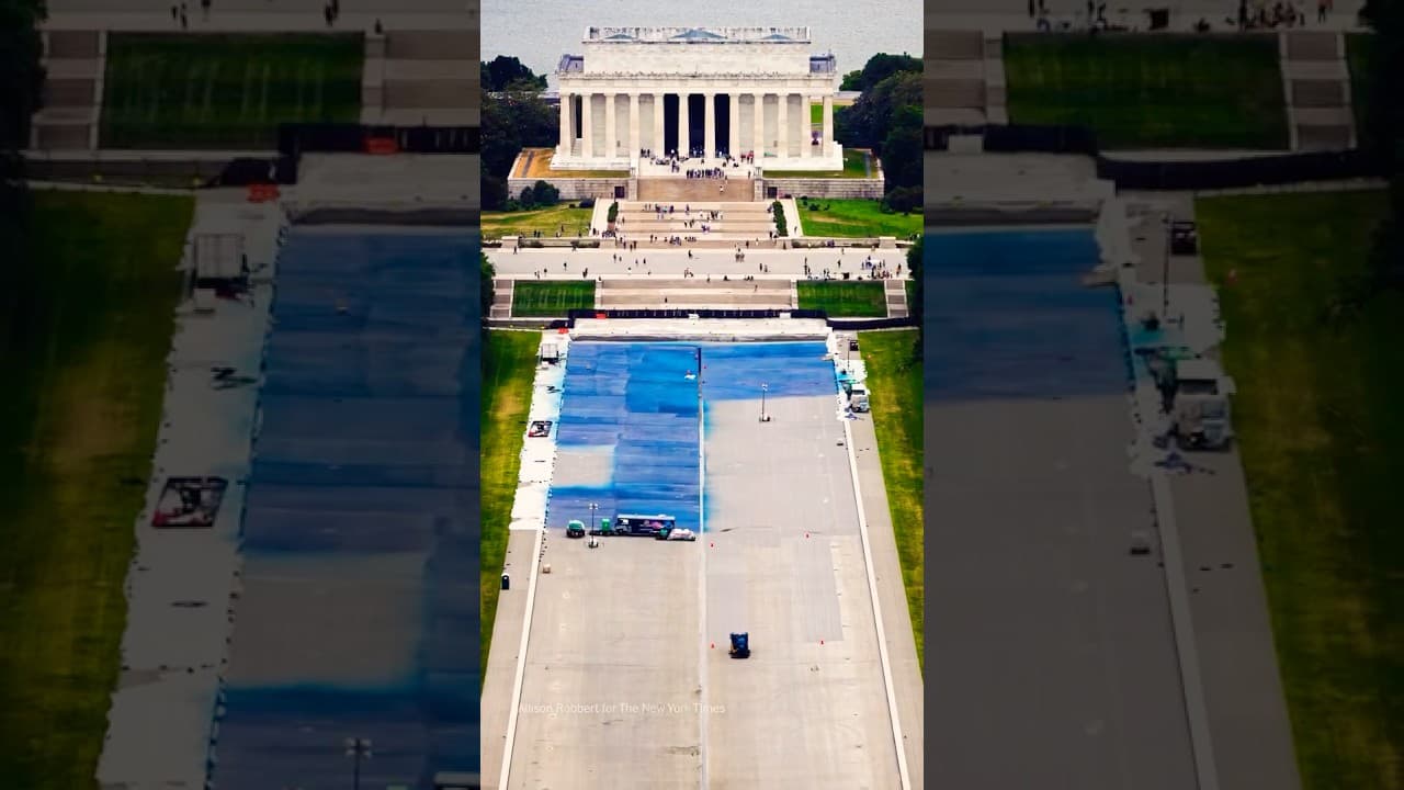 Why Trump’s Reflecting Pool Repairs Are in Trouble