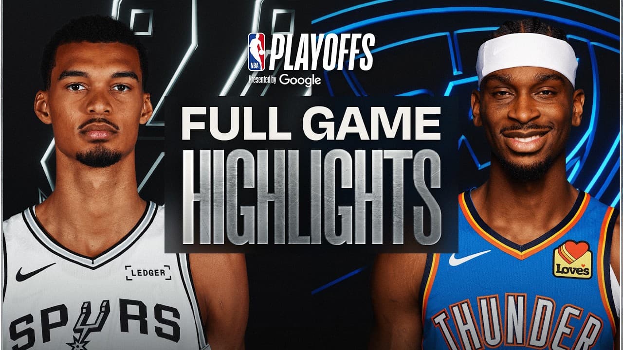 #2 SPURS at #1 THUNDER | FULL GAME 7 HIGHLIGHTS | May 30, 2026 YouTube thumbnail
