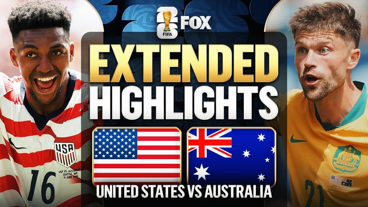 United States vs Australia Extended Highlights 🌎🏆 2026 FIFA World Cup™