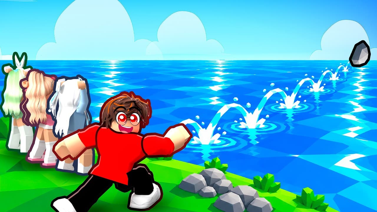 We SKIPPED ROCKS in Roblox...