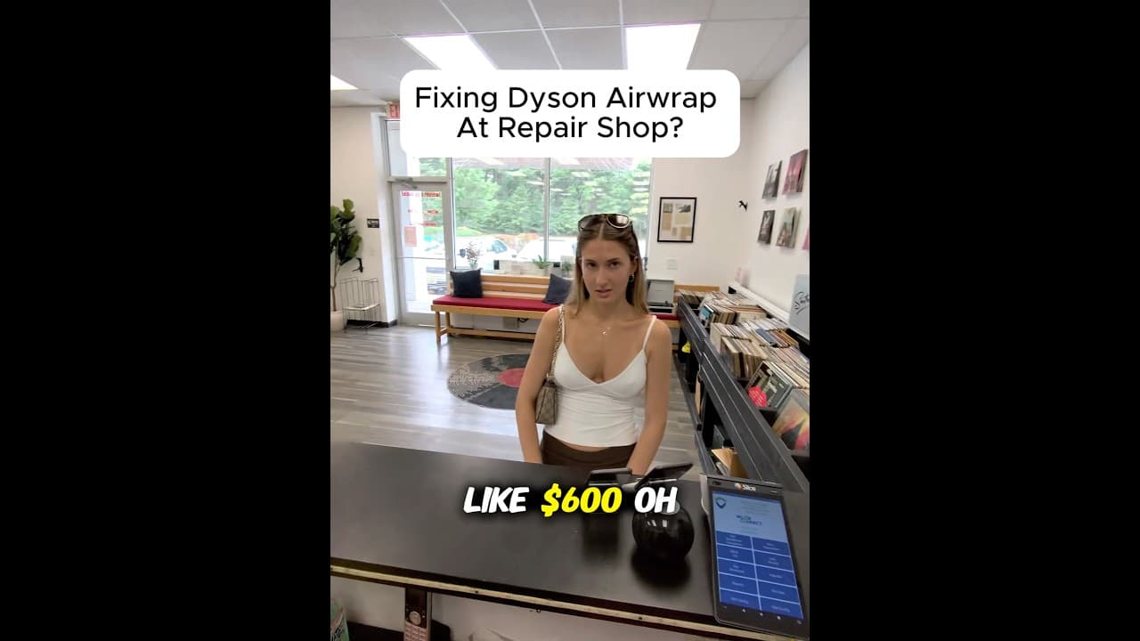 FIXING DYSON AIRWRAP AT REPAIR SHOP?! #smartphone #problemfix #automobile #brokenfix #smartrepair