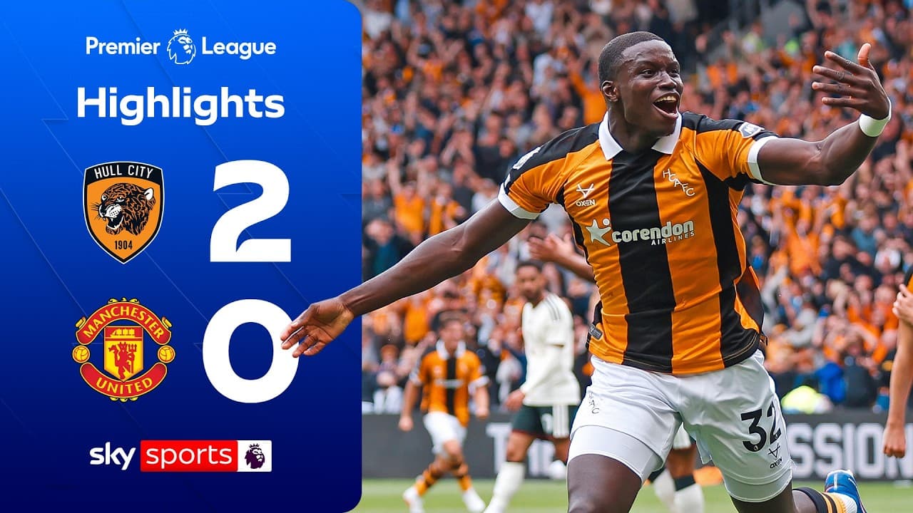Tigers STUN Man Utd on PL return 🐯 | Hull City 2-0 Man Utd | Premier League Highlights