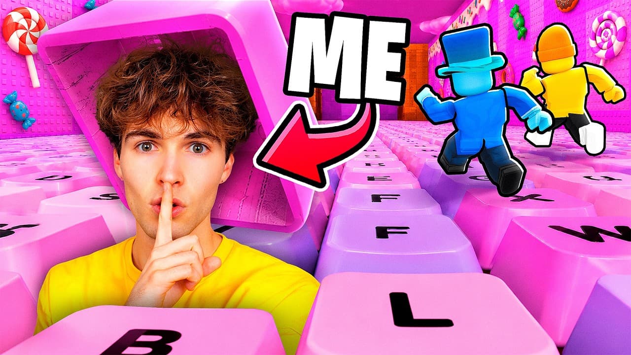 Using GLITCHES To Cheat In +1 Keyboard Hide & Seek!