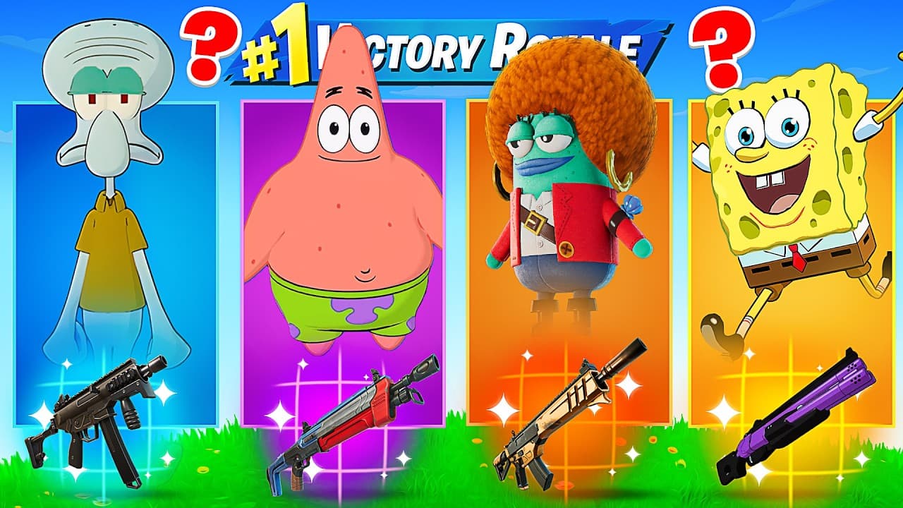 The *RANDOM* SPONGEBOB BOSS Challenge!