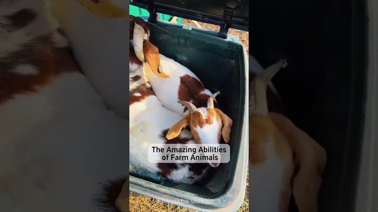When Farm Animals Ditch the Script 🐴🐮🐐#cow #horse #funnyvideos #foryou #fyp
