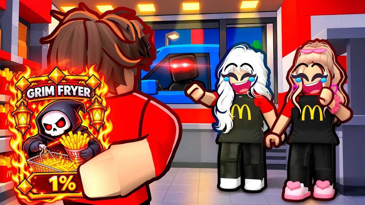 Using 1% Grim Fryer Class To Troll My Friends in Sell Fries...