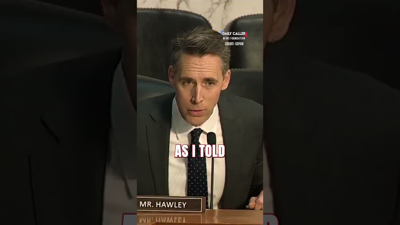 Josh Hawley BLASTS Biden Attorney Over Clemency Recommendations