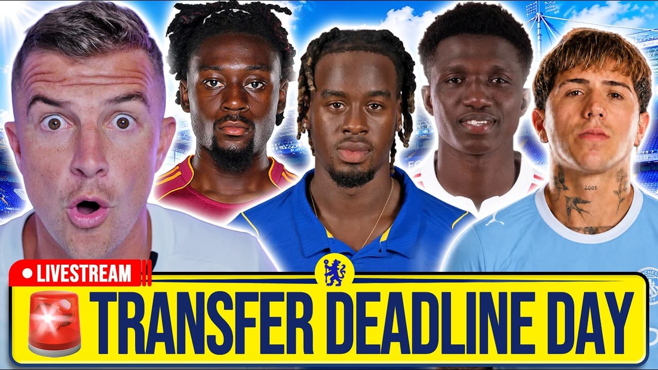 CHELSEA TRANSFER DEADLINE DAY LIVE | CAMARA OFF 🤯🤬 | ENZO BYE