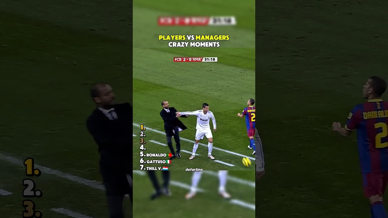 "Players vs Managers" Moments