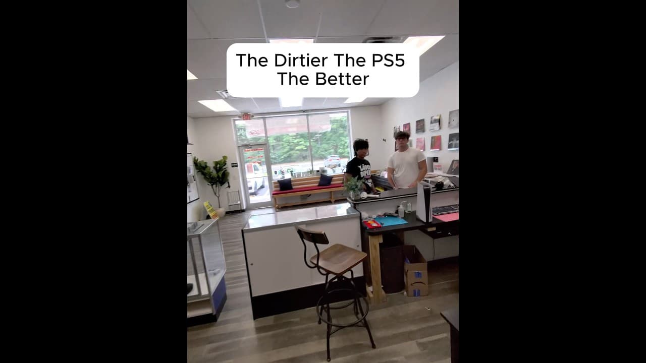 THE DIRTIER THE PS5 THE BETTER!!! #gaming #brokenfix #smartphone #problemfix #consolerepair