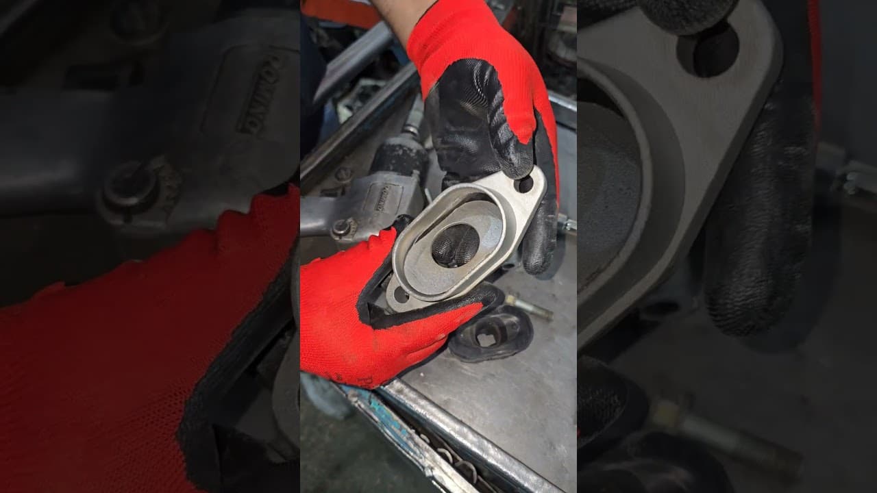 transmission mounting damage Hyundai Elantra Install new mounting YouTube thumbnail