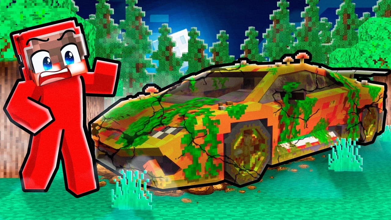 We Found an ABANDONED CAR in Minecraft..