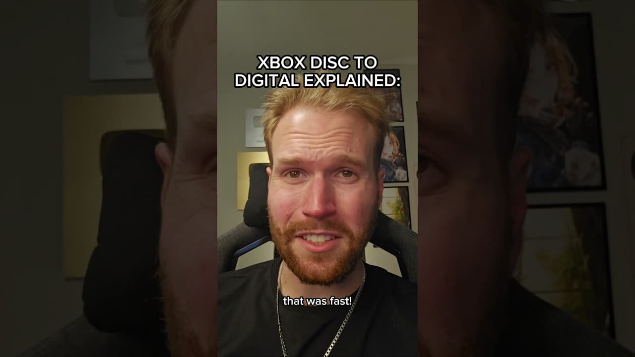 XBOX DISC TO DIGITAL EXPLAINED #shorts