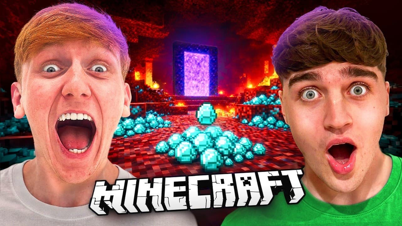 WE FOUND NETHERITE!! (Minecraft Ep.10)