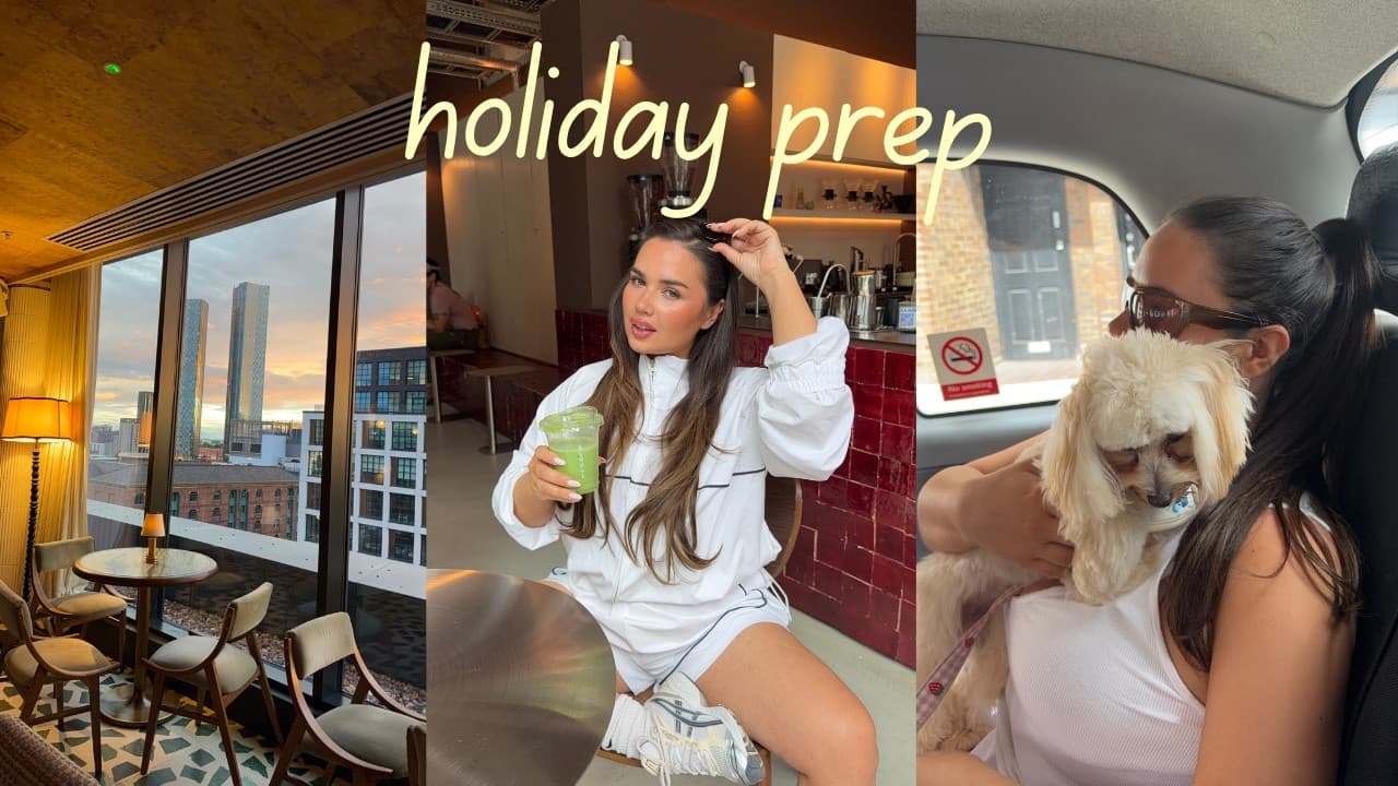 PREP FOR ITALY WITH ME! | holiday shopping, babysitting blueb & skincare prep!