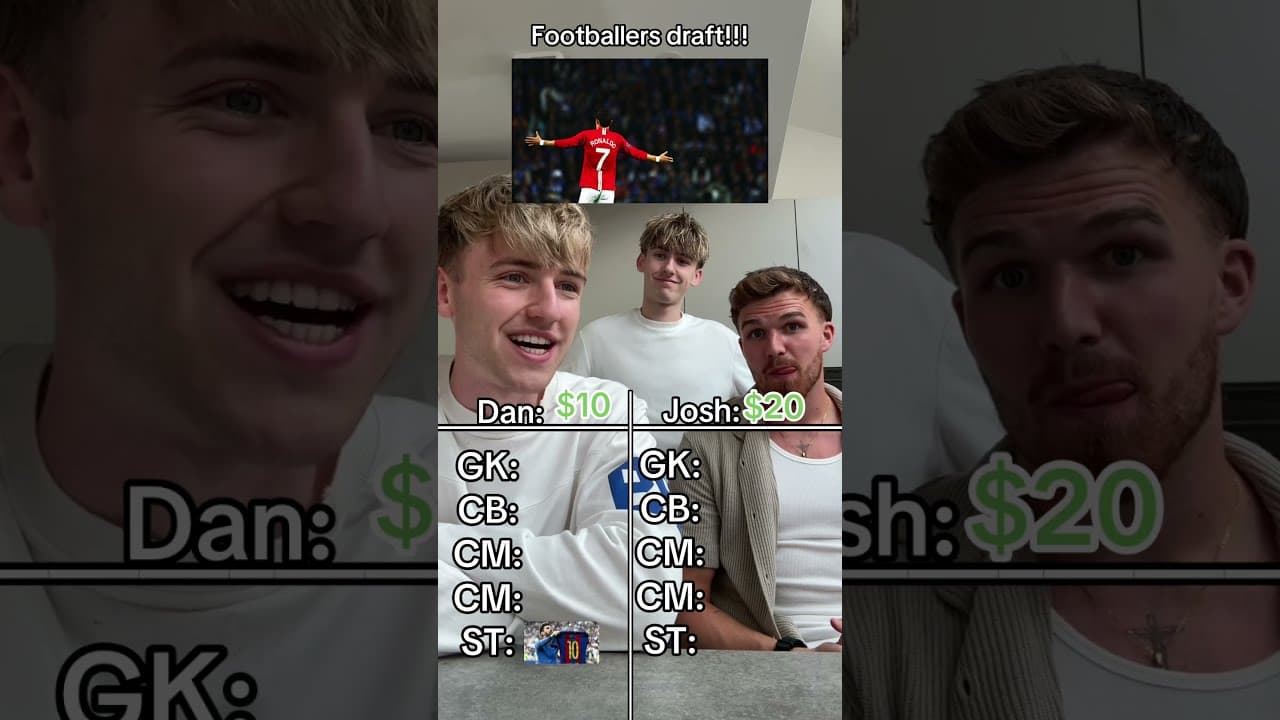 Footballers Drafts ⚽️!!! THIS WAS ELECTRIC ⚡️🔥