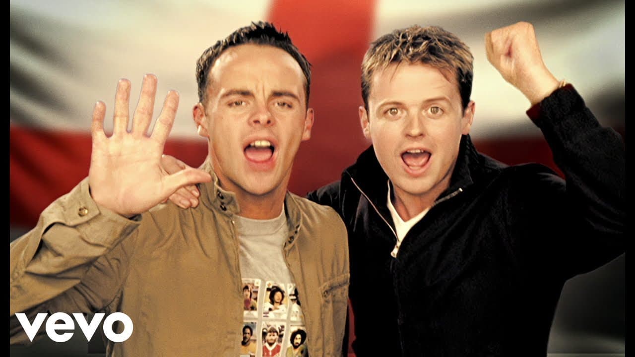 Ant & Dec - We're on the Ball - Official England Song for the 2002 Fifa World Cup (Official Video)