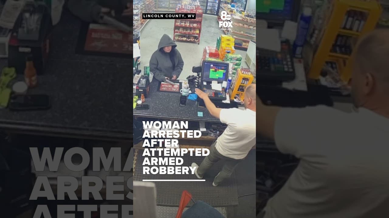 Bizarre attempted robbery caught on surveillance video