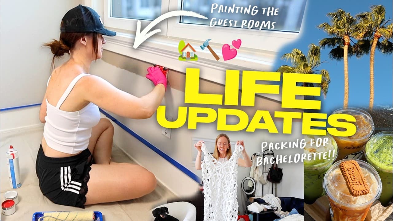 Life Updates: Prepping for the Bachelorette + Painting the Guest Room!! 🏡🔨💕