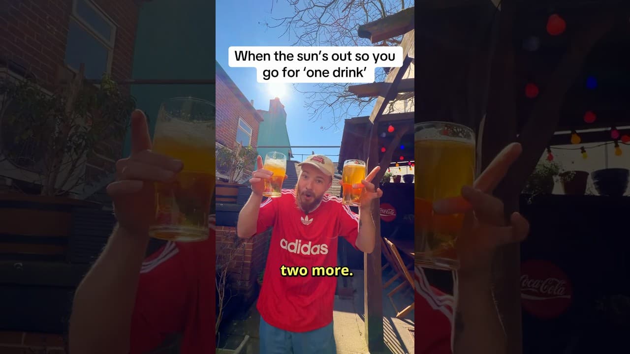 When you go for just ‘one’ drink #comedy #hospitality #drinking #beer #bar #dayoff