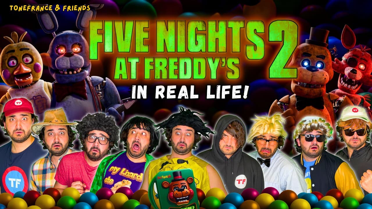 Five Nights at Freddy's 2 IN REAL LIFE! | ToneFrance & Friends