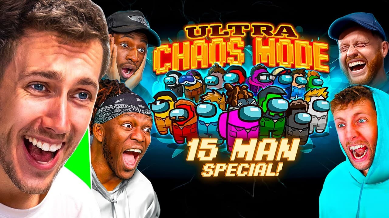 MINIMINTER REACTS TO SIDEMEN AMONG US 15 MAN SPECIAL: ULTRA CHAOS MODE