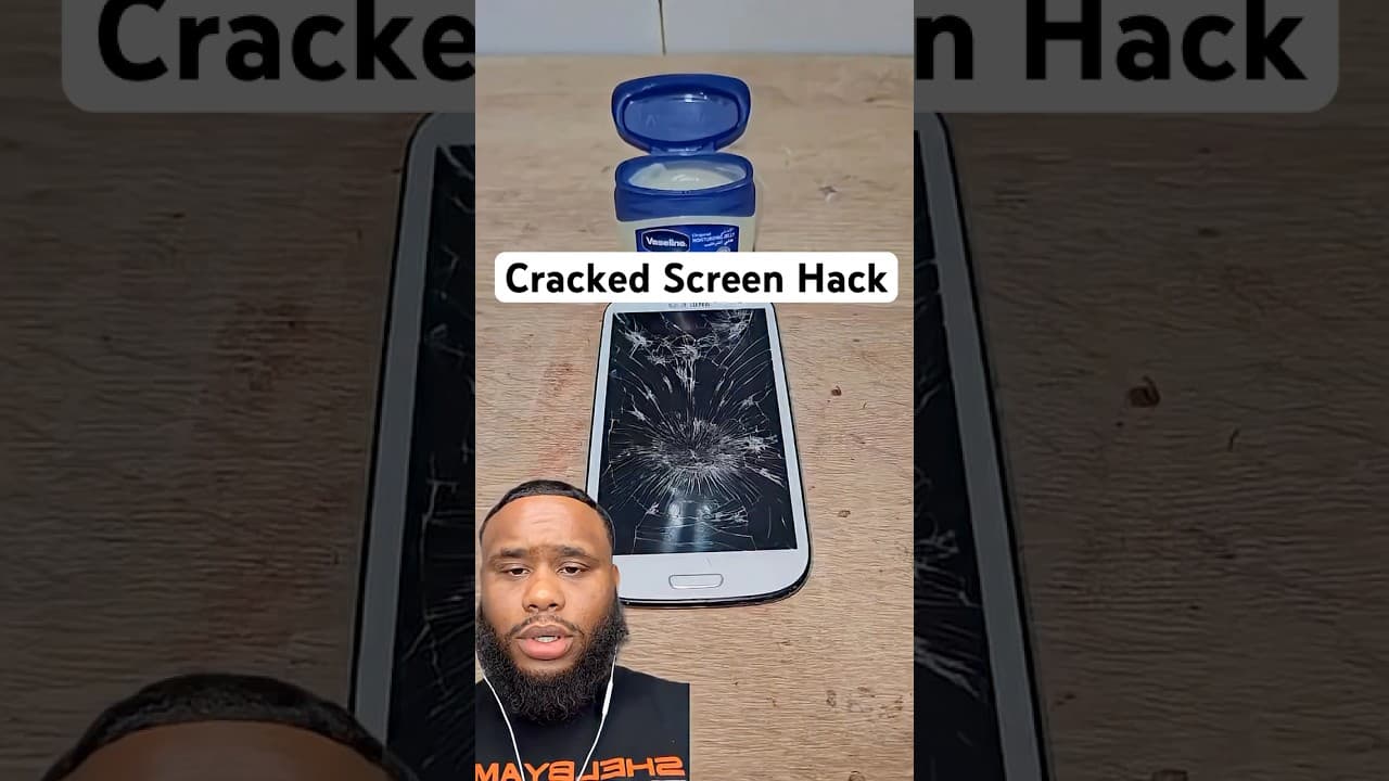 @Bl.07860 HOW TO FIX YOUR CRACKED PHONE SCREEN!😱 #shorts
