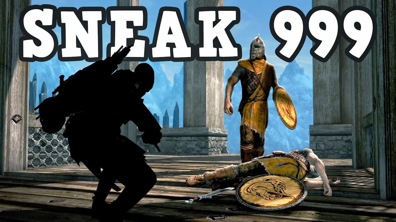 SKYRIM IS A PERFECTLY BALANCED GAME WITH NO EXPLOITS - How To Break Sneak And Steal Everything