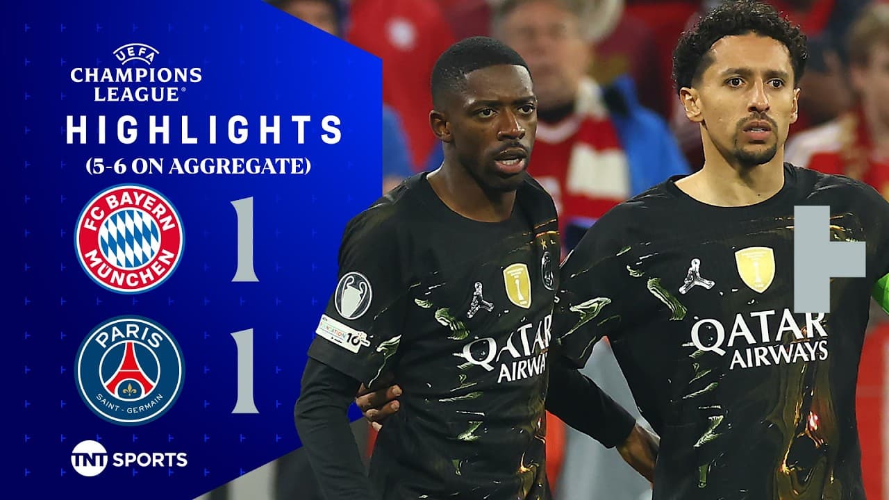 PSG Set Up Arsenal Showdown 🏆 | Bayern Munich 1-1 PSG (5-6 AGG) | UEFA Champions League Highlights
