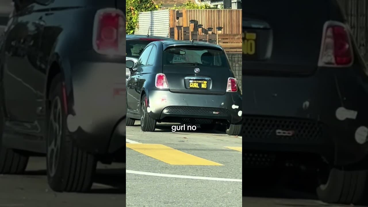 Best license plate I’ve ever seen🤣🤣#funny #licenseplate #fyp #car #funnyvideo #viral #readaloud