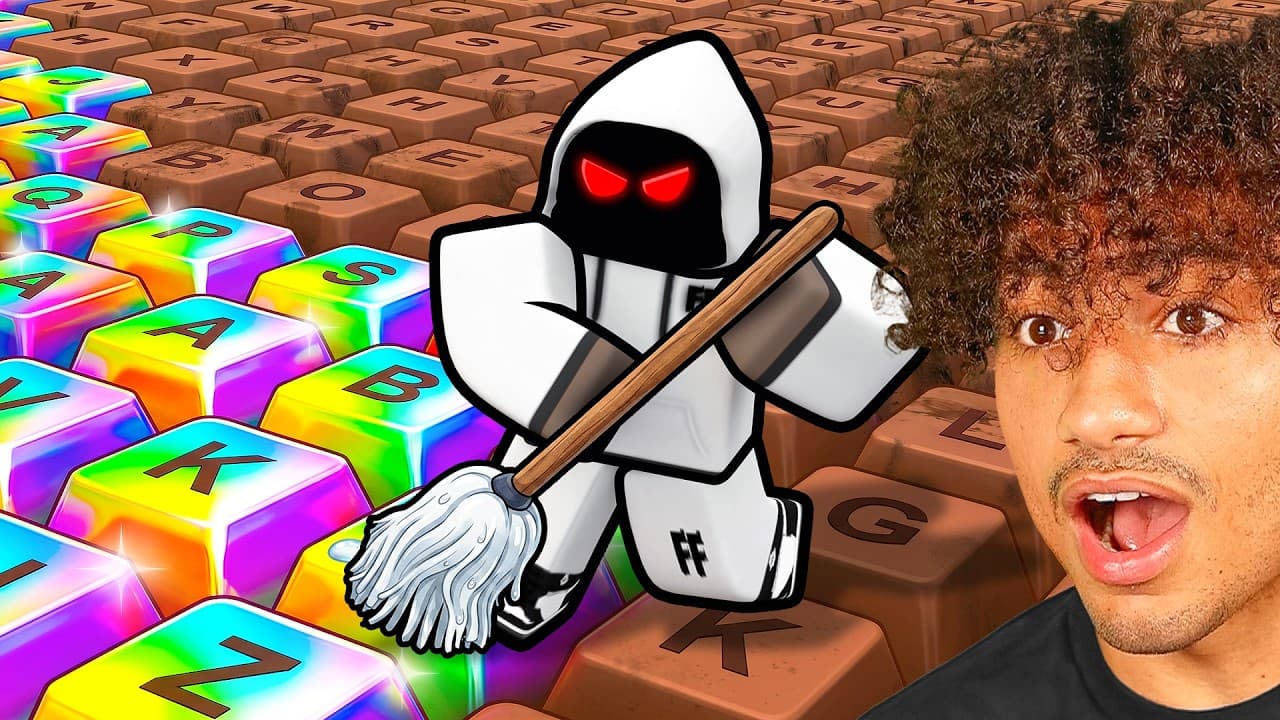 ROBLOX CLEAN THE KEYCAPS..