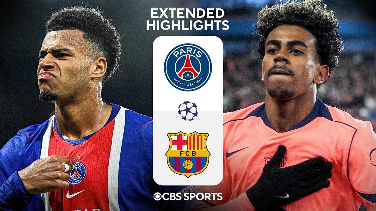 PSG vs. Barcelona: Extended Highlights | UCL League Phase MD 3 | CBS Sports Golazo
