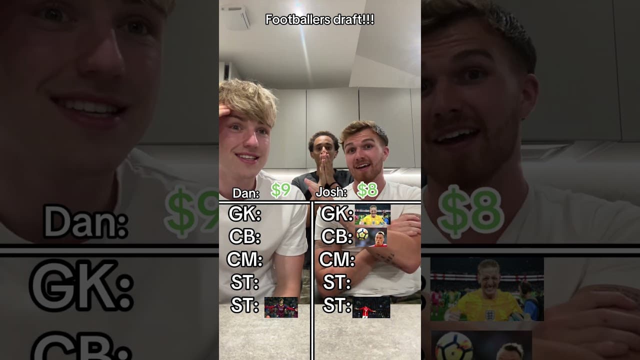 Footballers Draft ⚽️!!! What Team Wins? 👀🔥