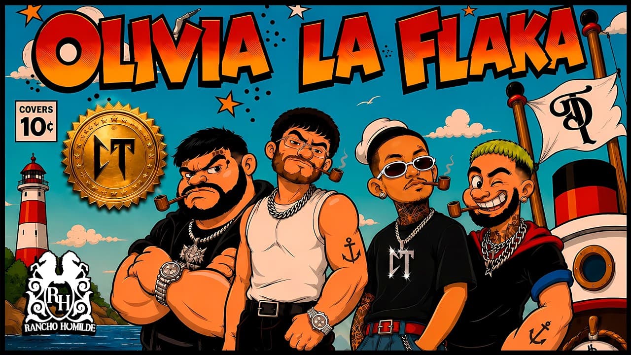 Natanael Cano x Tito Double P x Victor Mendivil x Ovi - OLIVIA LA FLAKA [Oficial Video]