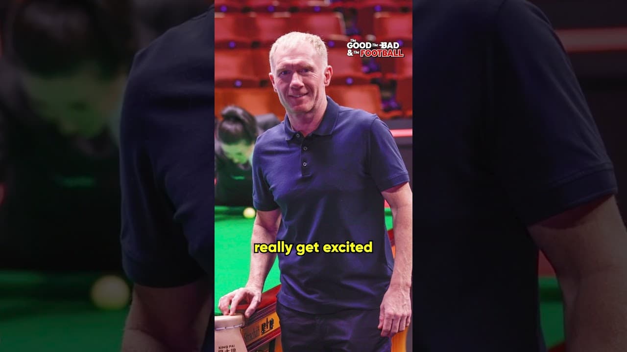 Paul Scholes meets Ronnie O'Sullivan 🎱