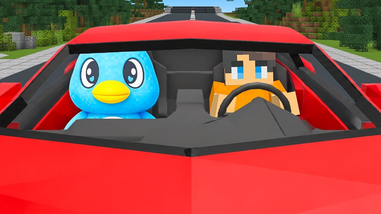 Milo and Chip ROADTRIP in Minecraft