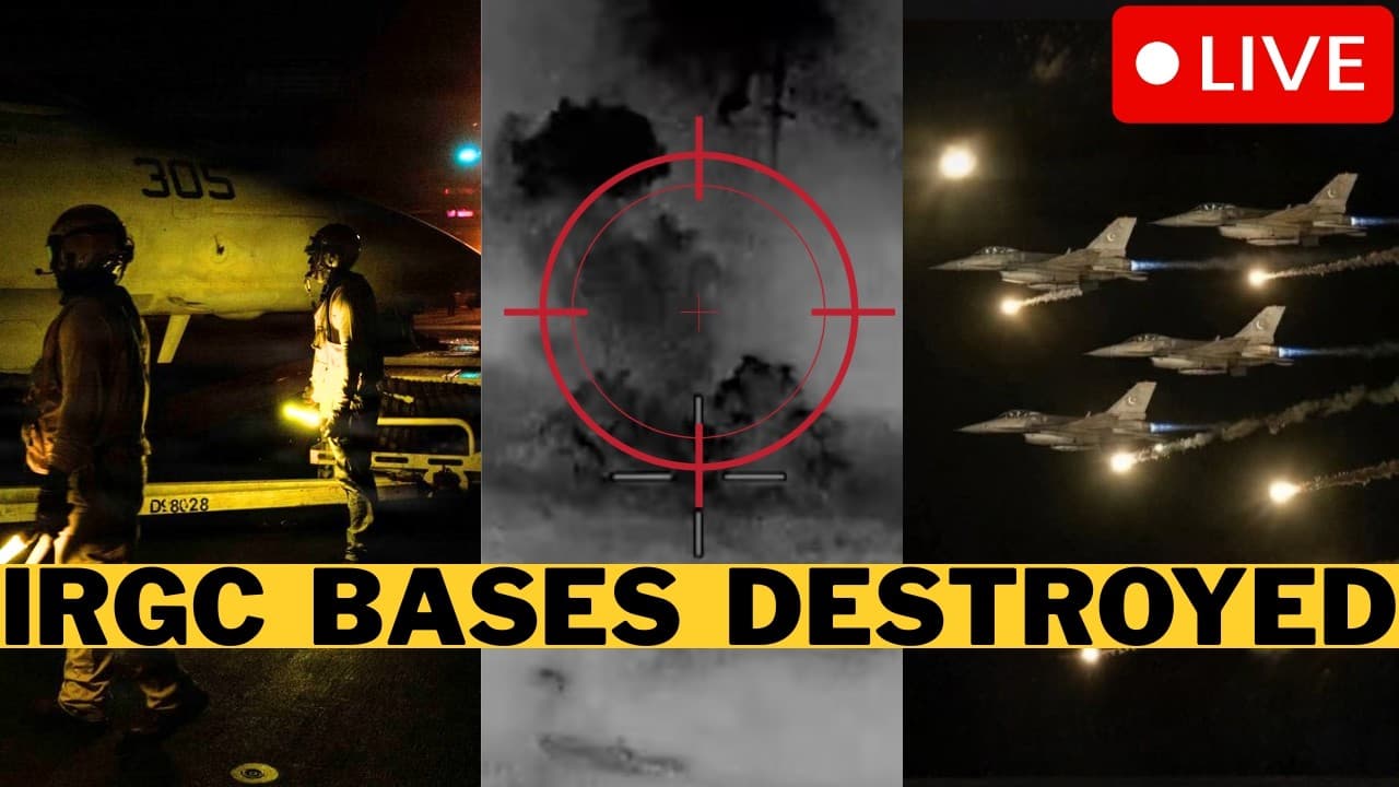 BREAKING: U.S. Resumes HUGE Strikes In Iran Against IRGC Bases