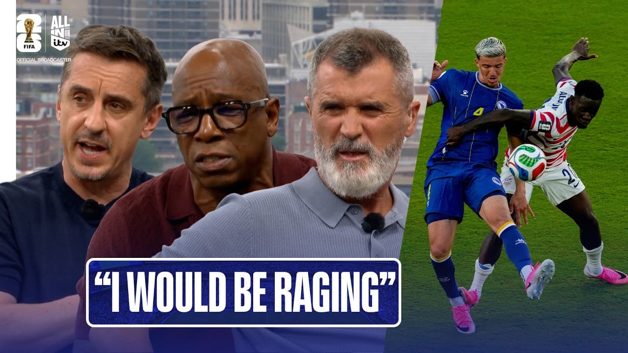 "The Decision Is SHAMEFUL" Neville, Keane & Wright RAGE at FIFA Decision to suspend Balogun Red Card