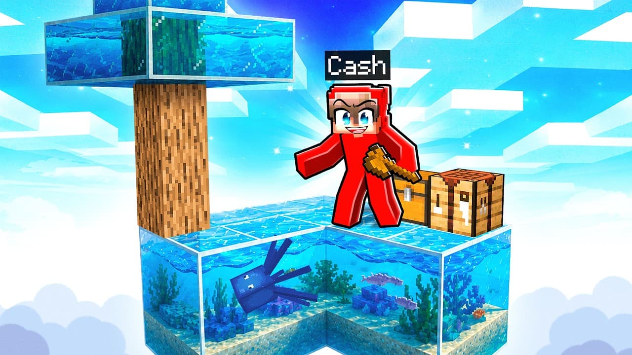 Stranded on a WATER SKYBLOCK!