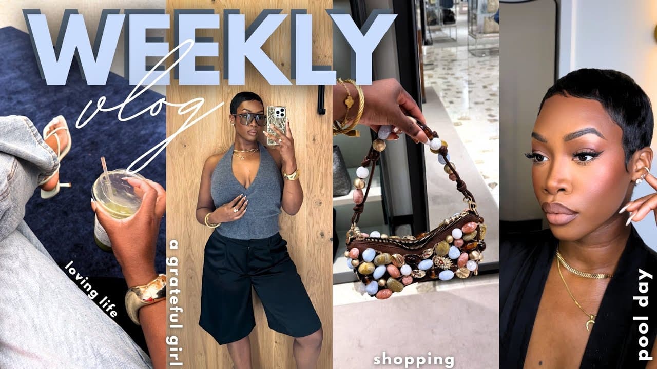 WEEKLY VLOG | solo day out, loving life, pool day & feeling overwhelmingly grateful 