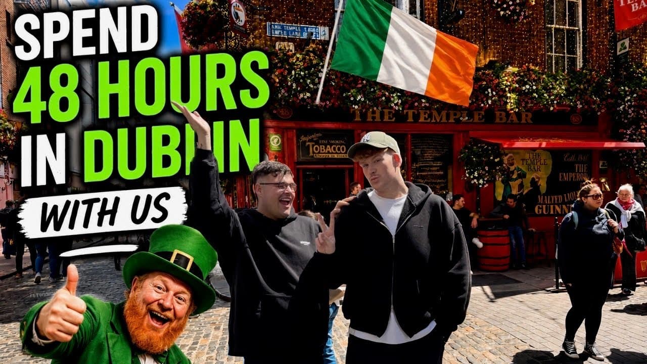 Spend 48 Hours In Dublin With Us! We Tried A Spice Bag !!!! 