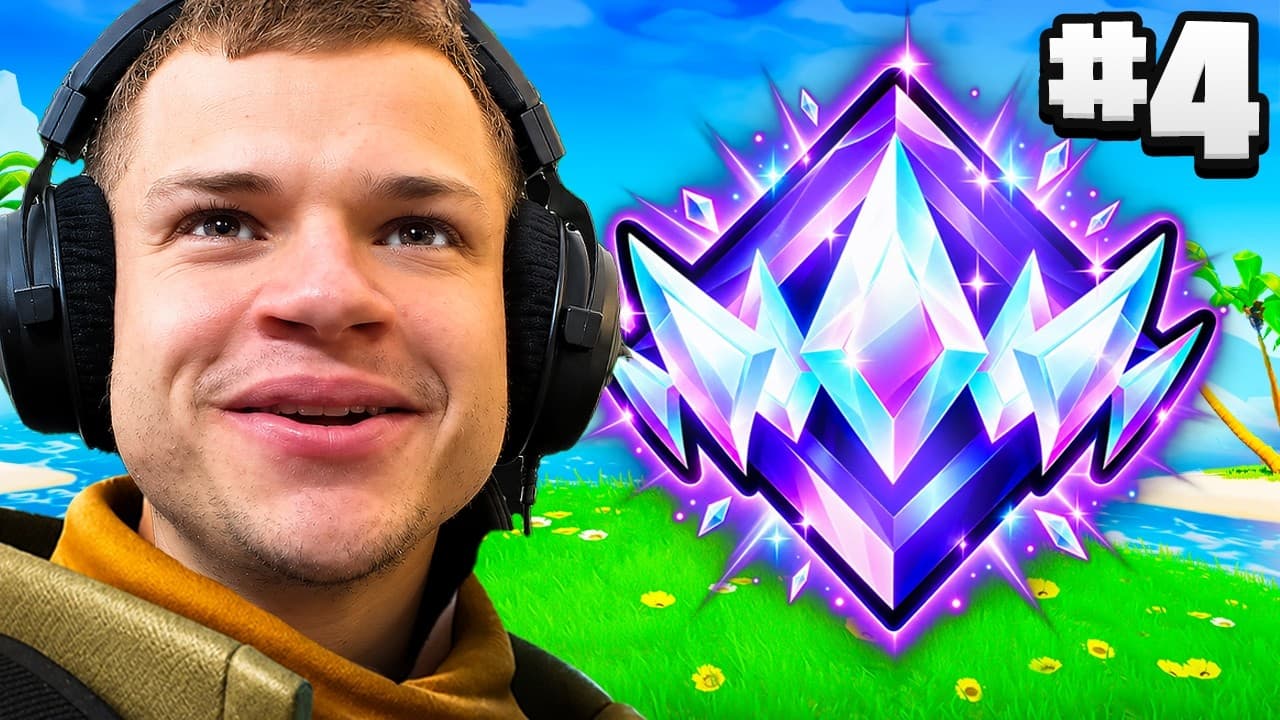 PLAYING FORTNITE RANKED UNTIL I'M UNREAL DAY 4