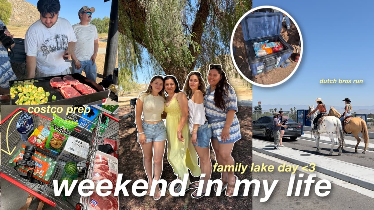 a weekend in my life vlog 💌 | mothers day, family lake time, deep cleaning my house