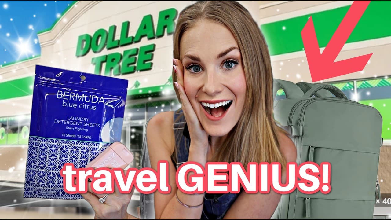 Dollar Tree Travel Organization Hacks You'll Use on EVERY Trip ✈️