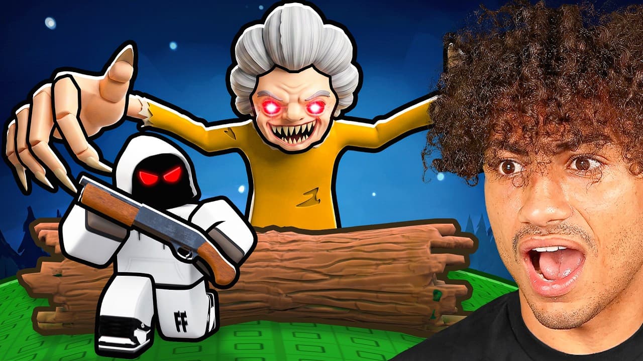 Surviving 50 NIGHTS At GRANDMA'S In Roblox..