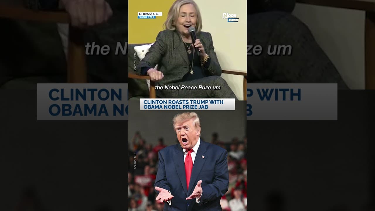 Hillary Clinton Mocks Trump Over Obama’s Nobel Prize: “I Hope He’s Watching”