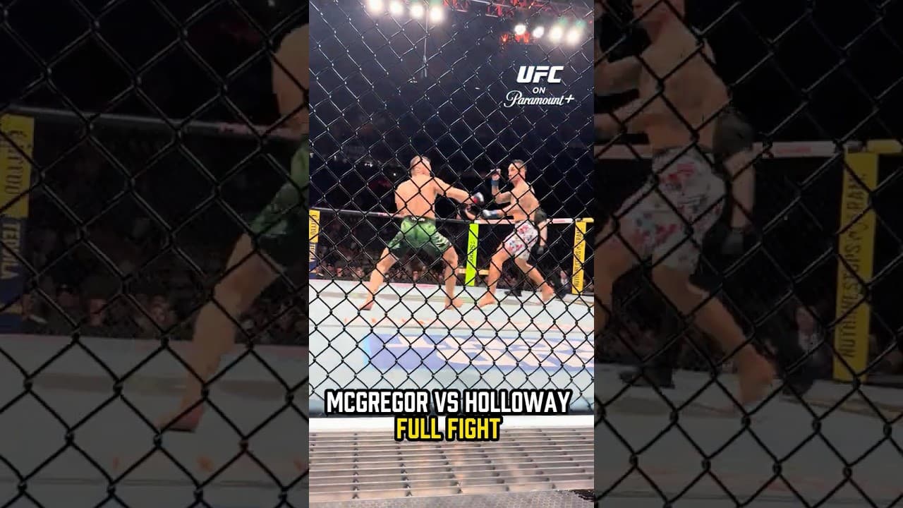Conor McGregor vs Max Holloway 2 full fight #ufc329