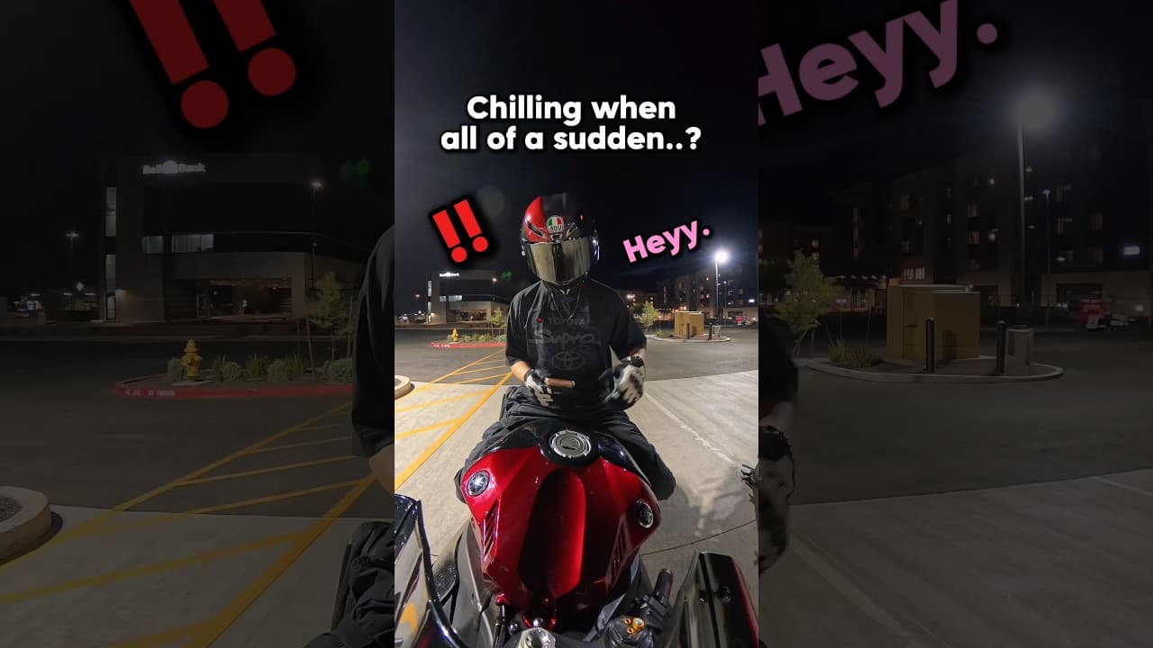 SHE HAS A BOYFRIEND?! #motorcycle #biker